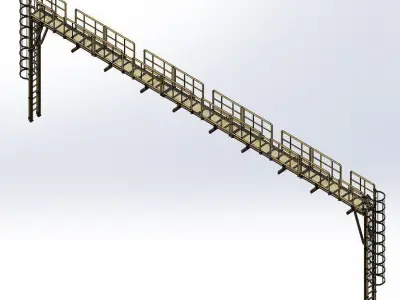 Tank Cat walk 3D model