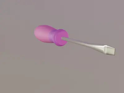 Screwdriver 3D model 7