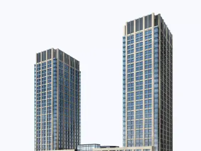 Office Building 3D model 413