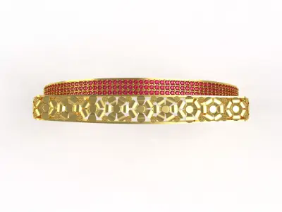 Art Deco Bracelet 50 3D print model