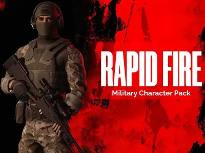 Rapid Fire Military Character - Sniper Low-poly 3D model