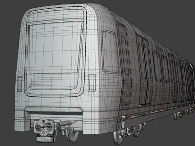 3 European metro trains 3D Model Pack