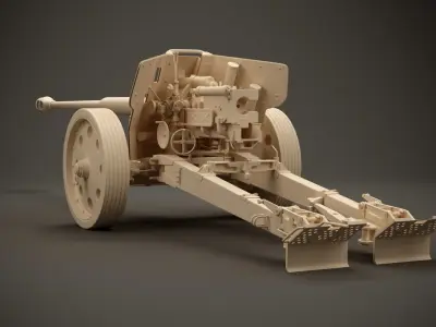 88 mm Pak 4341 3D model