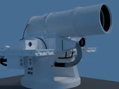 laser turret XN-1 LAWS model 3D model