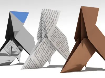 Paper Bird 3D model