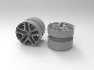 MOMO RFX 04 rim for Lego Speed champions 3D print model 3D print model