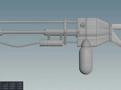 flame thrower 3D model purchase