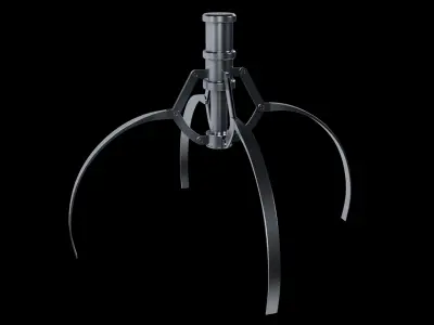 Metal Claw 8 with RIG 3D model