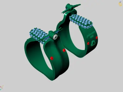 RING VESPA MOTORBIKE 3D print model