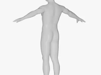 Animated Male Female and Child Mannequin 3D model