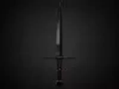 Medieval Knives Low-poly 3D model purchase