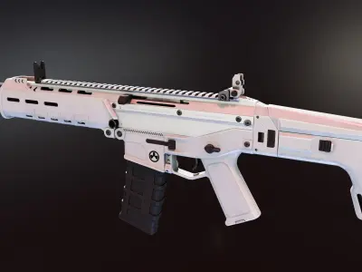 Magpul Masada Low-poly 3D model