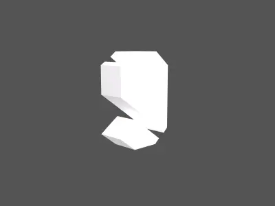 Sci-Fi Number 9 v1 002 Low-poly 3D model