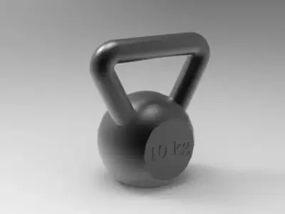 Kettle Bells 10 kg 3D print model
