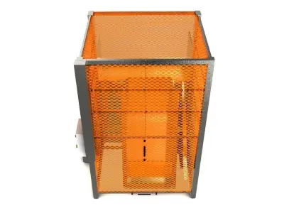 Automatic Loader Depositor for Can Jar Food Processing Low-poly 3D model