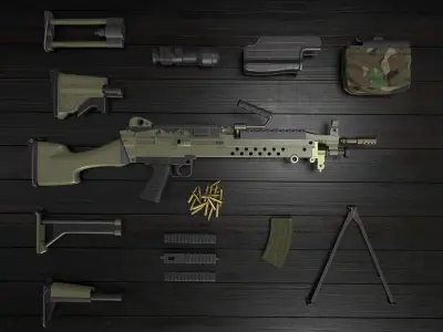 M249 - Modular Gun 3D model