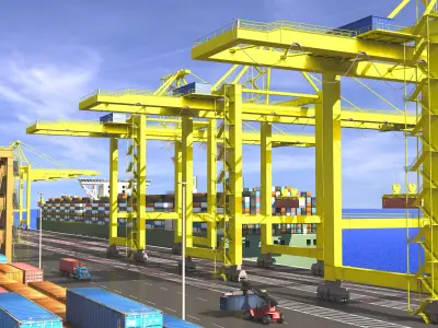 Port Collection 3 3D model