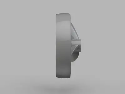 Ducted Ring Propeller 3D model