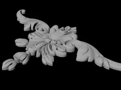 dekor ornament 3D model 236