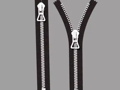 zipper zipper zippers Free 3D model