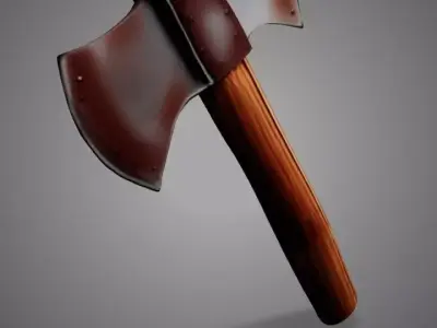Vintage Axe 3D model
