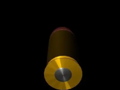 9mm bullet Free low-poly 3D model purchase