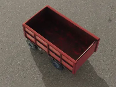 Container truck 3D model Low-poly 3D model from CGTrader