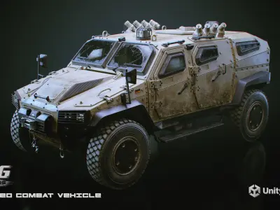 SBG Armored Combat Vehicle - Fortress On Wheels Edition Low-poly 3D model