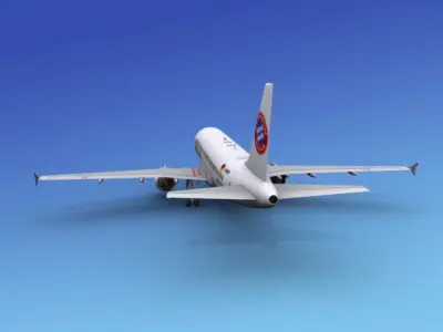 Airbus A320 Aero Lloyd 3D model