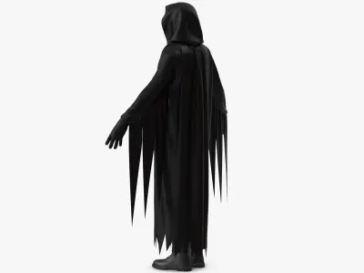 Hooded Costume 10 3D model