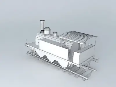 Locomotive in Miranda de Ebro Free 3D model