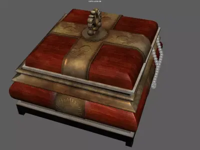 Jwellery boxx  Low-poly 3D model