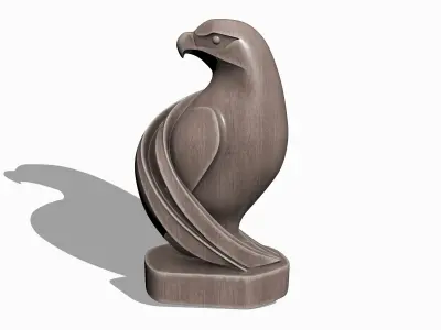 ABSTRACT SCULPTURE EAGLE BUST 3D print model