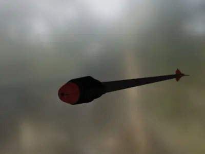 bolt arrow 2 Low-poly 3D model