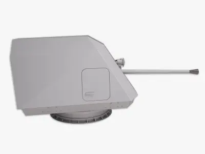 Bofors 57 mm Mk3 - Mk 110 3D model 3D model