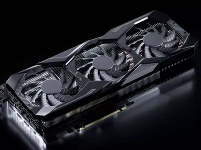 Nvidia GIGABYTE RTX 2070 Graphics Video Card 3D model