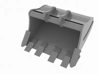 excavator bucket  3D model