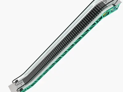 Escalator 02 3D model
