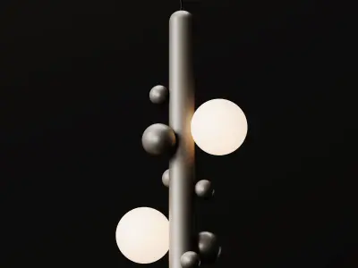 Lunar P Pendant Lamp by Babich studio 3D model