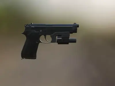 Beretta M92 3D model
