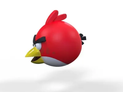 Angry Birds Red  Free 3D model