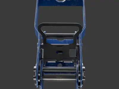 Ratchet Strap Low poly model Low-poly 3D model