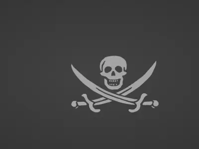 PRIATES SKULL FLAG ARMA 3D model