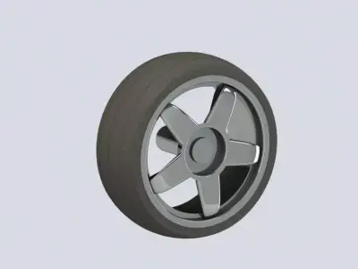 robot wheel 3D model