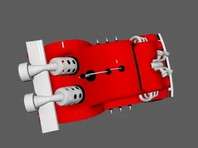 Race Car Free low-poly 3D model