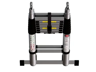Double Side Telescopic Ladder 3D model