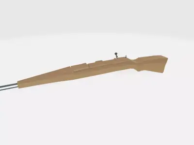 98K German rifle Free 3D model