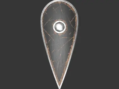 Medieval Collection Elegant Sword and Shield 3D Model Pack