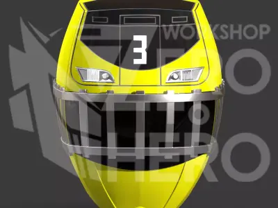 Ressha Sentai ToQger No3 Helmet 3D print model