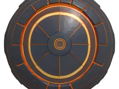 SciFi Energy Core Device 3D model get